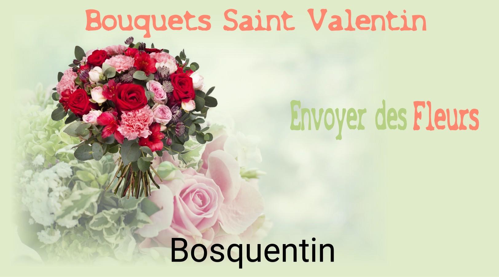 Roses de Saint-Valentin livrées à Bosquentin